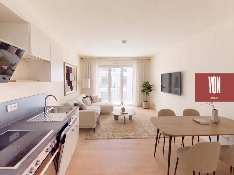 YON BERLIN - Moderne 2-Zimmer-Neubauwohnung mit EBK und sonnigem BALKON in Berlin-Friedenau — photo 1